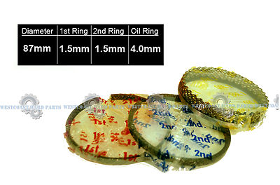 92-99 TOYOTA CELICA 97 CAMRY 2.2L ''5SFE'' 16V DOHC PISTON RINGS SET SIZE +20