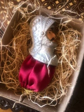 New Dresden Knight in Helmet Candy Container Paper Christmas Tree Ornament