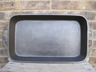 Vintage 1950'S Lodge Cast Iron Rectangular Fish Fryer Pan 21.5” x 11.5” RESTORED