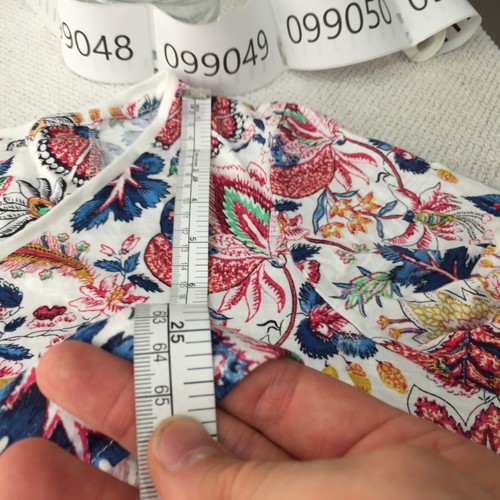 Marks and spencer womens t shirt size 24 white floral short sleeve cotton 099048 - Picture 8 of 9