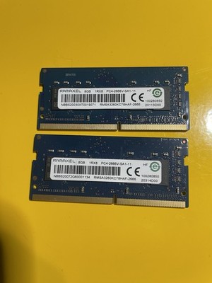 Ramaxel 8GB PC4-21300 (DDR4-2666) Memory (RMSA3260ME78HAF-2666)
