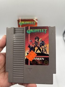 Gauntlet - Nintendo NES Video Game Tengen Black Cartridge Complete CIB