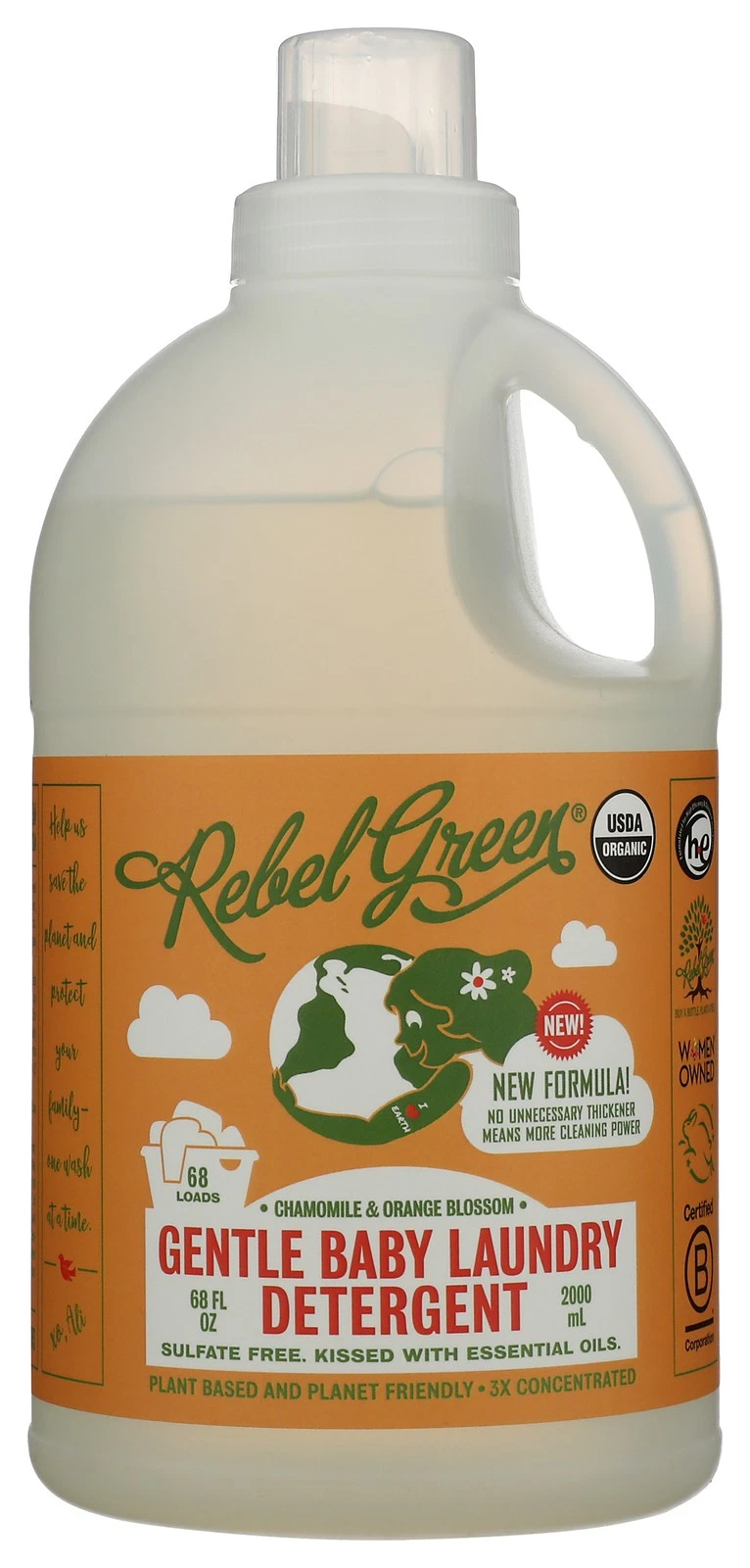 Gentle Baby Laundry Detergent By Rebel Green 68 Fl Oz 64