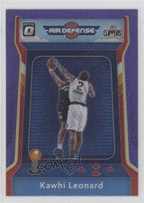 2020-21 Panini Donruss Optic Air Defense Purple Prizm Kawhi Leonard #4 1kt4