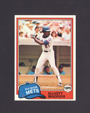1981 Topps #299 Elliott Maddox [NM/MT]
