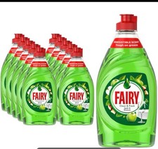 Fairy Apple Washing Up Liquid- Pack of 10 x 320mi-Fresh Scent & Grease Removal
