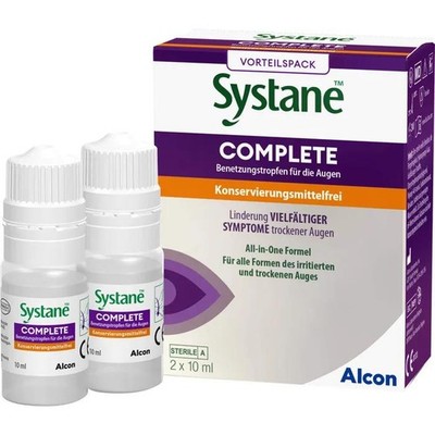 Systane COMPLETE  Spar-Pack 2x10ml  Konservierungsmittelfrei - Benetzungstropfen
