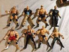 WCW Toybiz Grip N Flip Wrestling Figure Lot of 7
