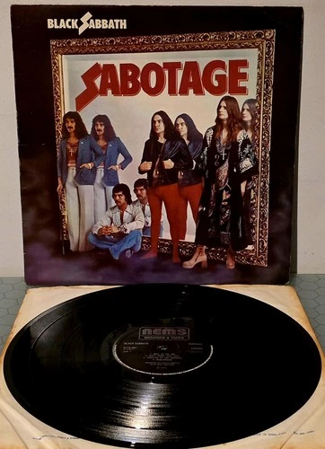 BLACK SABBATH Sabotage 1ST UK PRESS 1Y2/2Y2 NEMS Vinyl LP EX/VG+ ~ Great Audio!