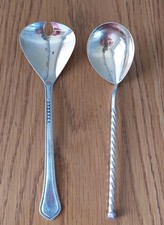 2 Vintage Silver Plated Spoons Made in USSR Tallinn, 1970