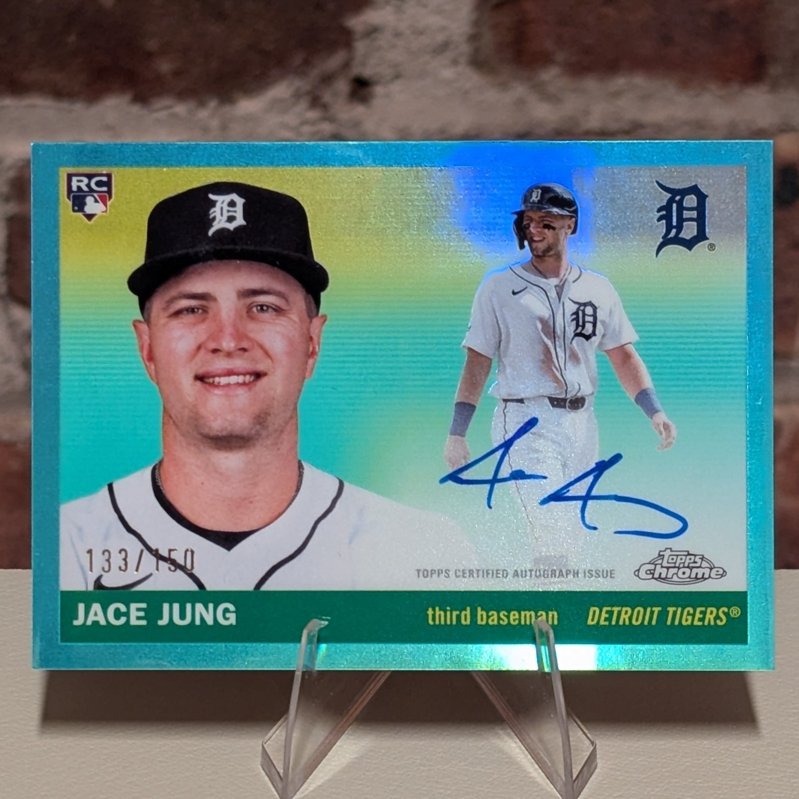 JACE JUNG (RC) Auto - 2025 Topps Chrome Platinum #CPA-JJ Aqua Refractor /150