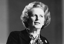 British Prime Minster Margaret Thatcher at Conservative Party Conf- Old Photo