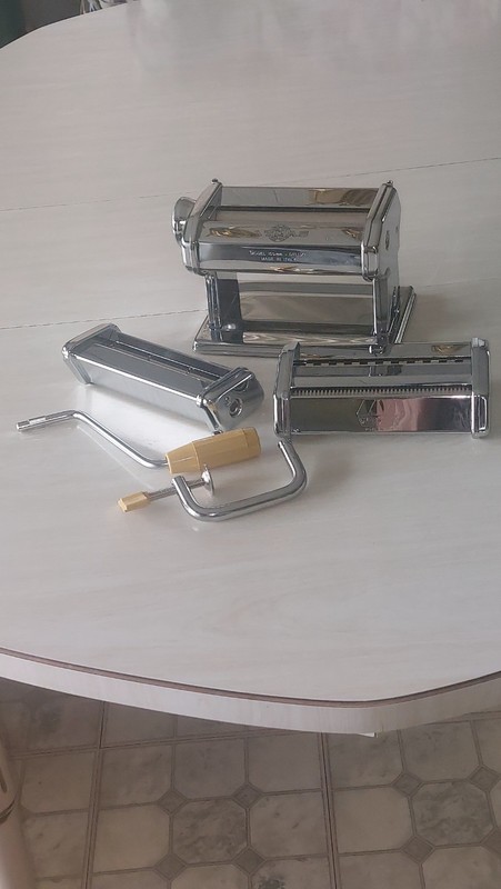 Excellent Atlas By Marcato Model 150 Deluxe 150mm Pasta Maker Made Italy Unused?