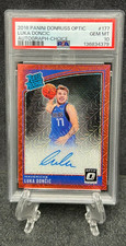2018 Panini Donruss Optic Luka Doncic Autograph Choice #177 PSA 10 LOW POP RARE