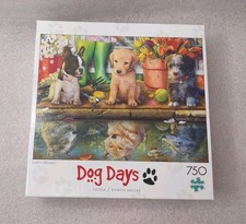 Dog Days - Puppy Dreams 750 Piece Jigsaw Puzzle - w/Poster - by Buffalo Games