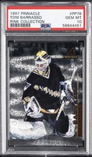 1997 PINNACLE RINK COLL #PP76 TOM BARRASSO PSA 10