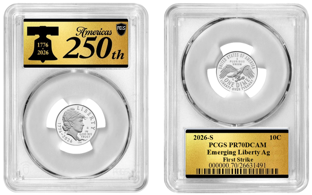 Presale 2026 S Silver Emerging Liberty 10C Ag PCGS PR70DCAM First