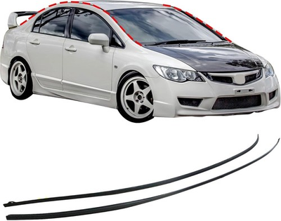 #ad Honda Civic Windshield Molding Trim Set Lamp;R 2006 2011 73168 SNA 013 $245.99
