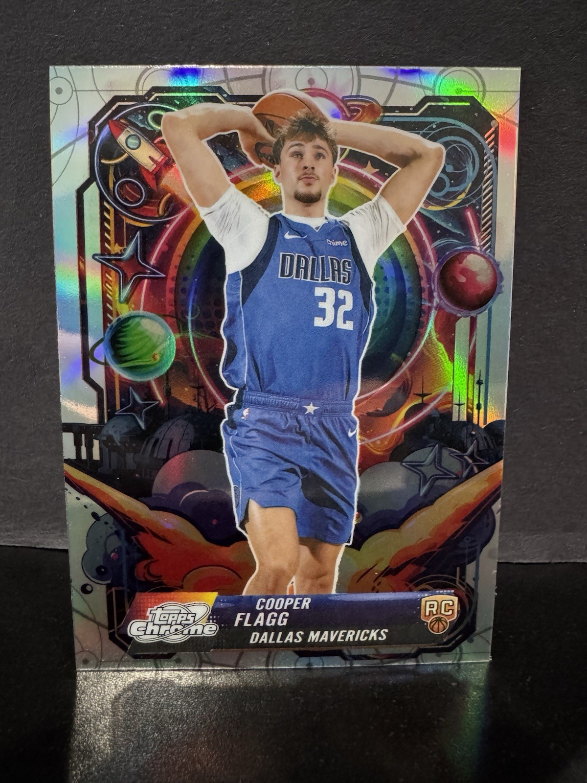 2025-26 Topps Cosmic Chrome Cooper Flagg RC Rookie Propulsion Refractor MP