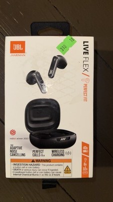 JBL Harman Live Flex Noise Cancelling Earbuds Headphones NEW NIB