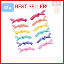 12 pcs Alligator Hair Clips for Styling Sectioning, Non-slip Grip Clips for Hair
