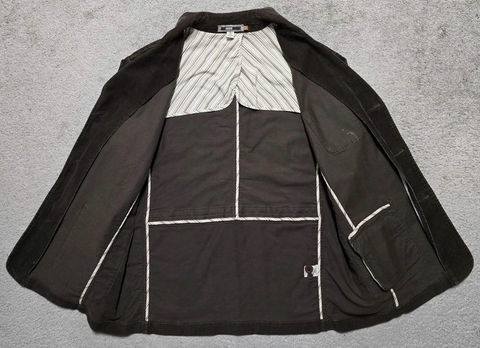 Vintage Quicksilver Edition Brown Corduroy Chore Coat Jacket Mens XL 90s EUC - product detail image 8