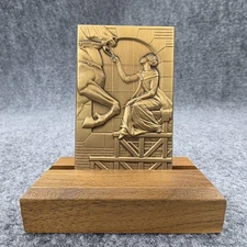 Brookgreen Gardens Bronze Plaque 2010 - Horse Woman Anna Hyatt Huntington w/ St