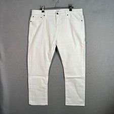 Edwin Jamie Boyfriend Jeans Womens Size 32 White Denim Cotton Blend