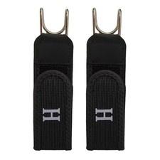 2PCS Tactical Metal Hook Elastic Belt Buckle-Less Invisible Waist Belt Closure