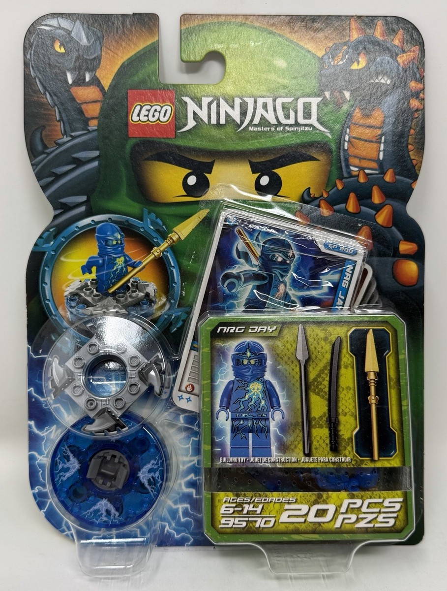 ズィールセット New* LEGO Ninjago Spinjitzu NRG JAY 9570 2012 Golden Weapon US