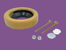 3-Inch  4-Inch Extra Thick Reinforced Toilet Wax Ring Kit With Bolts Everbilt