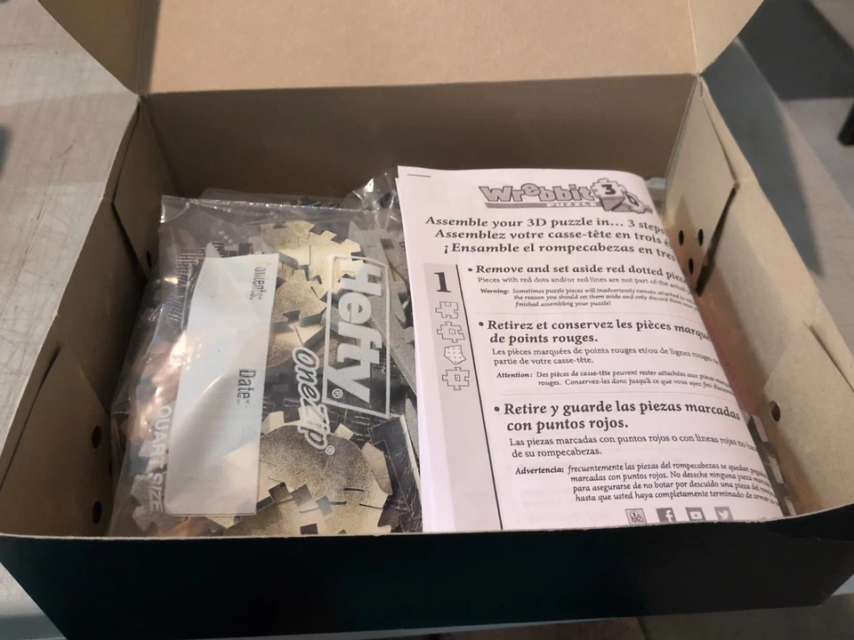 Señor de los Anillos LAS DOS TORRES TORRE ORTHANC Puzzle 3D 350 Piezas LOTR Foto 3 de 4