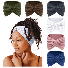 7 Inches Wide Headbands for Women, Extra Large Turban Headband Boho Hairband Hai