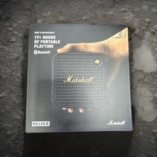 Marshall Willen II Bluetooth Speaker, Wireless, 17+HPlaytime, Black&Brass Sealed