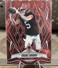 2025 Panini Phoenix Red Parallel Drake London #126 Atlanta Falcons Football