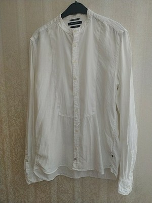  Marc O' Polo Herren schöne Leinenhemd Gr. M/ 39-40  in Weiß. 