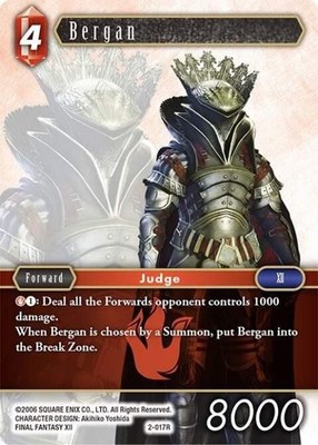 Bergan - 2-017R - NM - Final Fantasy