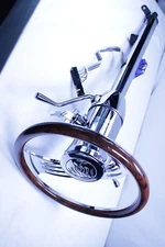 32"GM Style Tilt Steering Column Automatic Shift With Key & Gaap Steering Wheel