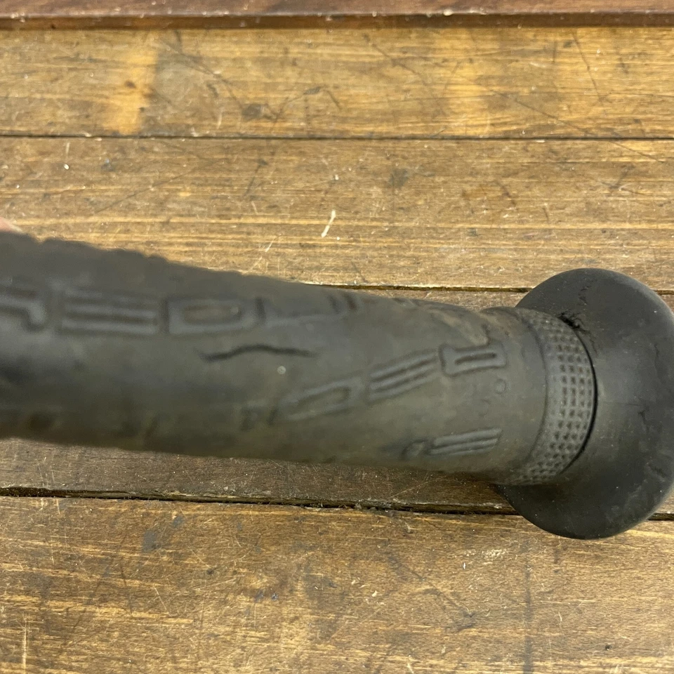 Redline BMX Grip Orphan 1 ONE Black  Vintage CUT Wear Old School BMX - Image 2 of 4