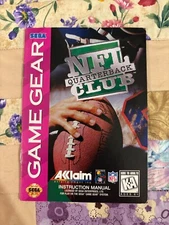 Vtg 1994 NFL QUARTERBACK CLUB Sega GAME GEAR Instruction Manual Booklet **ONLY**