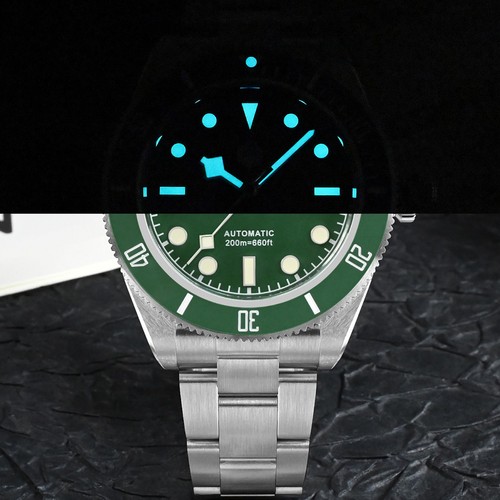 SAN MARTIN SN0008-G-B BB58 Automatic Stainless Steel 40mm 20ATM Men Diver Watch - Picture 23 of 31