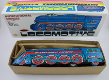 International Express MF 804 Lg Scale Metal Locomotive Train Friction Toy in Box