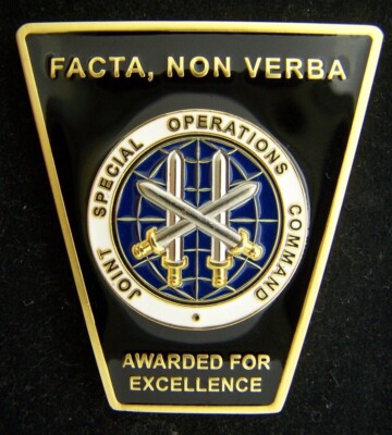 Joint Special Operations Command JSOC Executive Director Challenge Coin
