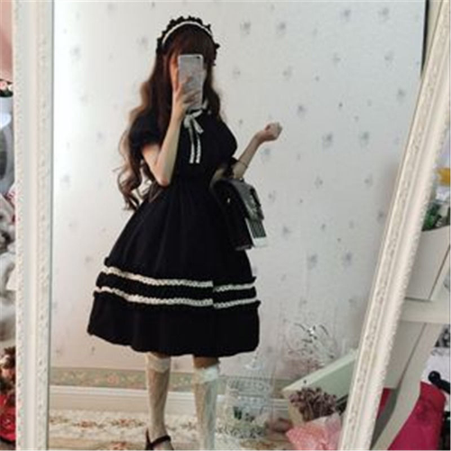 2022 Japanese Sweet Kawaii Cute Lolita Women Fashion Loose Leisure
