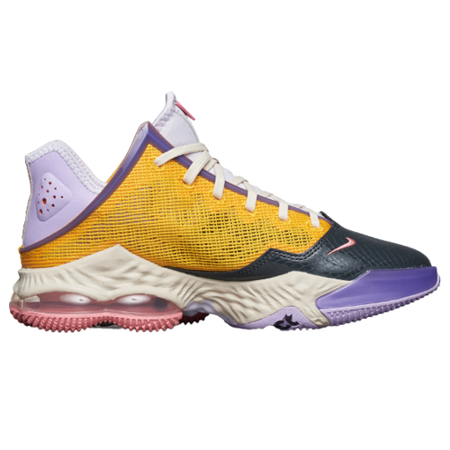 Nike LeBron 19 Low Dark Smoke Gray/Lilac/Pearl White/Pink Nike LeBron 19 Low Dark Smoke Gray/Lilac/Pearl White/Pink