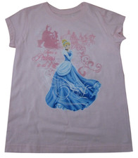 Image of DISNEY PRINCESS T SHIRT/TOP & DISNEY CINDERELLA T SHIRT/TOP - New