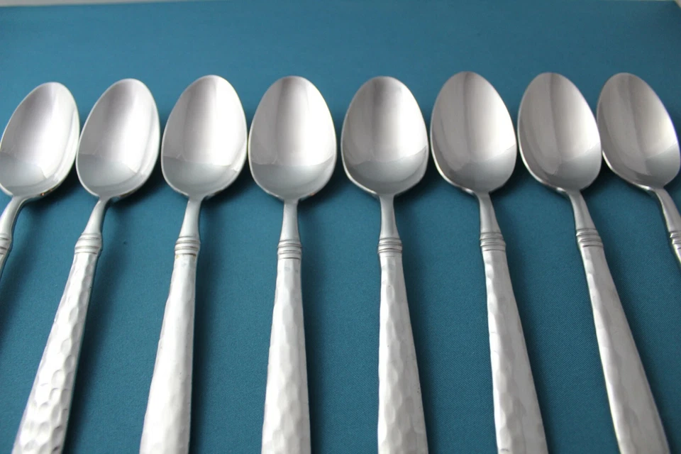 Cucharas sopera ovaladas de 8 lugares Cambridge MAJESTY acero inoxidable China 8 1/8" Foto 3 de 4