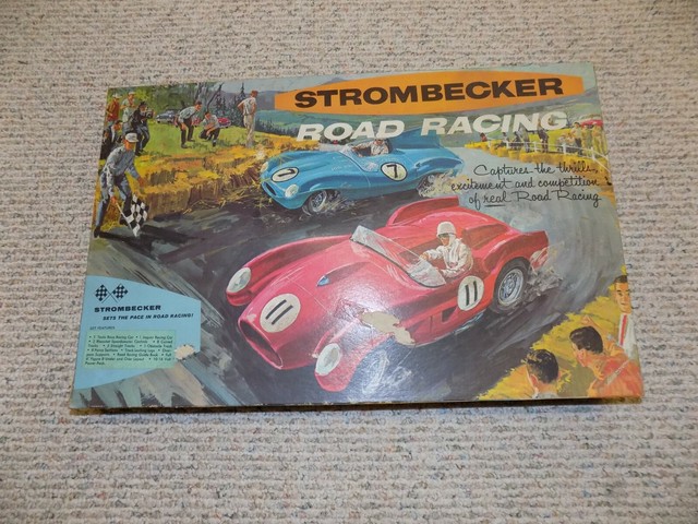 strombecker slot car set