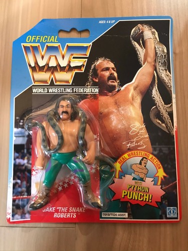 Hasbro Figure WWF WWE Jake The Snake Roberts Wrest...