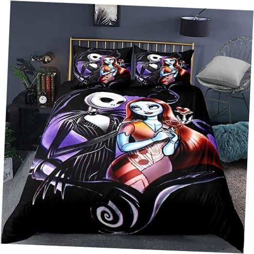 Nightmare Christmas Bedding Set Valentine's Day Decor Gifts Present Jack